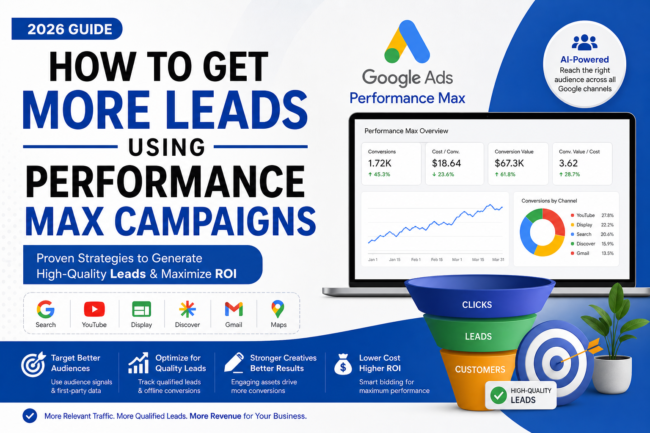 How to get more leads form performance max campaign
