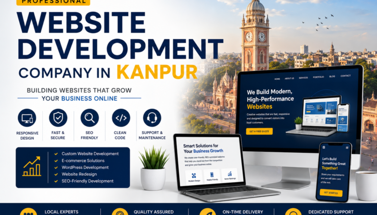 website development and designing company in kanpur